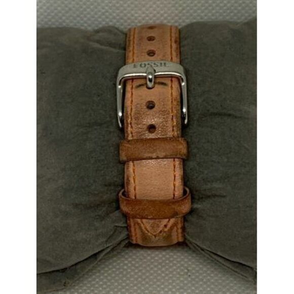 Fossil ES3952 Tailor Women's Brown Leather Analog Dial Quartz Genuine Watch C897 - Picture 4 of 9
